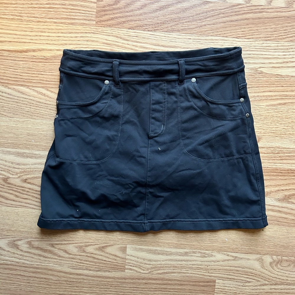 Athleta Skort Short Black A-Line Pull On Size Black